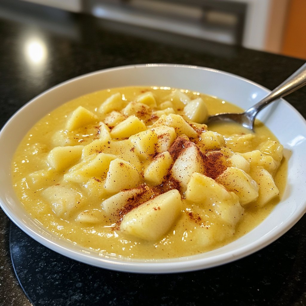 Kürbissuppe mit Apfel