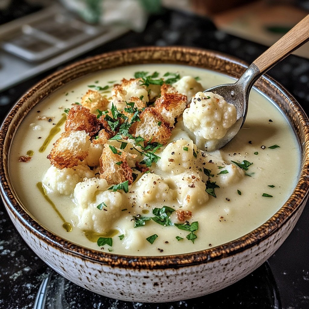 Blumenkohlsuppe für die Familie