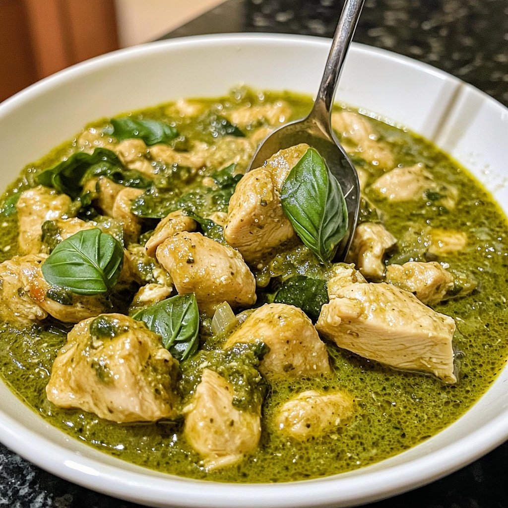 Thailändisches Grünes Curry mit Hähnchen